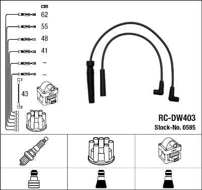RC-DW403 ATEŞLEME KABLOSU