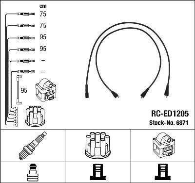 RC-ED1205 ATEŞLEME KABLOSU