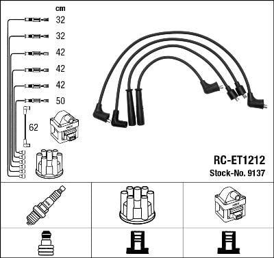 RC-ET1212 ATEŞLEME KABLOSU