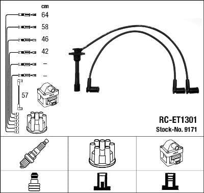 RC-ET1301 ATEŞLEME KABLOSU