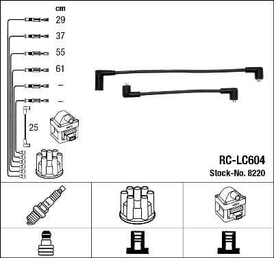 RC-LC604 ATEŞLEME KABLOSU