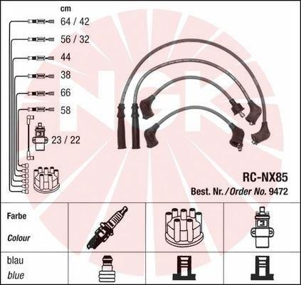RC-NX85 ATEŞLEME KABLOSU