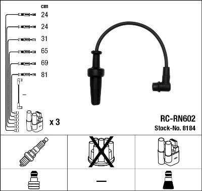 RC-RN602 ATEŞLEME KABLOSU