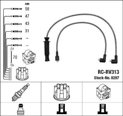 RC-RV313 ATEŞLEME KABLOSU