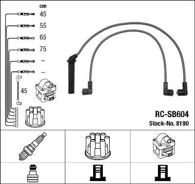 RC-SB604 ATEŞLEME KABLOSU