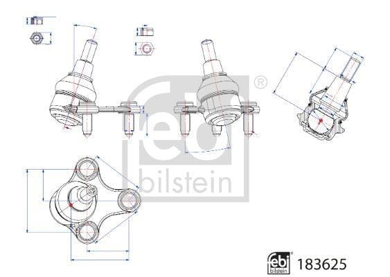 ROTİL ALT SOL FORD CONNECT 22> VW CADDY 22>