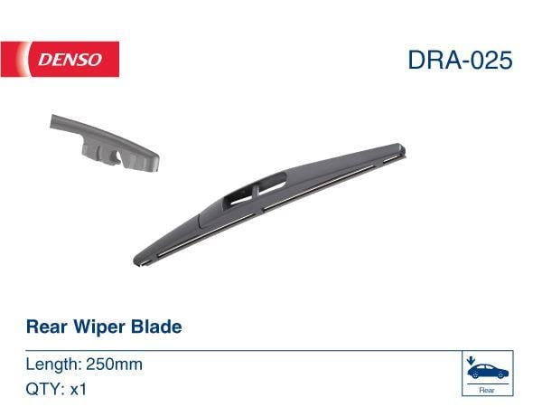 SİLECEK SÜPÜRGESİ 25cm x1 ARKA C4 MAZDA CX-3 OPEL AGILA PEUGEOT 4008