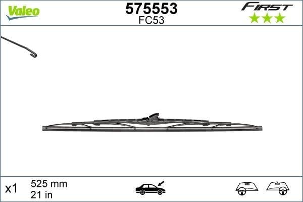 SİLECEK SÜPÜRGESİ 53cm x1 NORMAL TİP FİRST ÜNİVERSAL