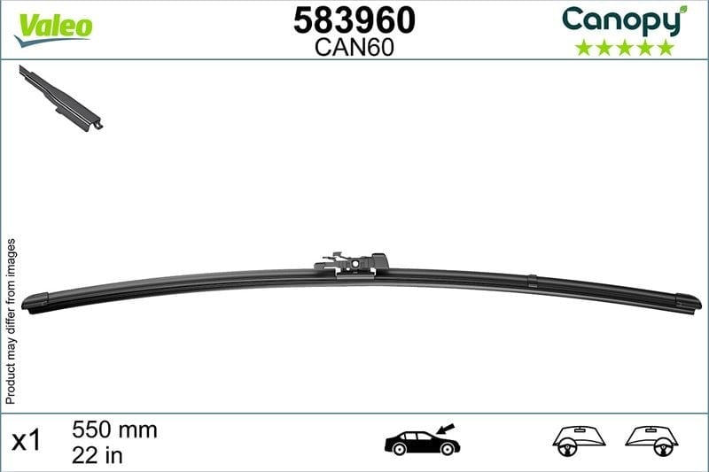 SİLECEK SÜPÜRGESİ 550 mm CANOPY