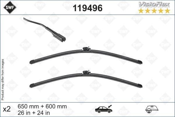 SILECEK SUPURGESI TAKIMI 650mm / 600mm MERCEDES SPRINTER B907 B910 18> SWF