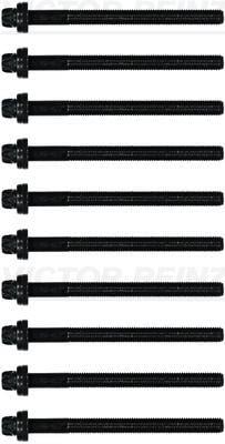 SİLİNDİR KAPAĞI CİVATA SETİ 10 ADET P206-P307-P308-P407-EXPERT-C4-C5-JUMPY 1.8 16V EW7A 2.0 16V EW10A