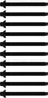 SİLİNDİR KAPAK CİVATA SAPLAMA 10 ADET SETİ PARTNER-BERLINGO-P206-P306-EXPERT-JUMPY-XSARA 1.9 D DW8