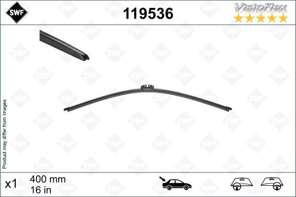 SWF VİSİOFLEX FLAT BLADE X1 400MM ARKA