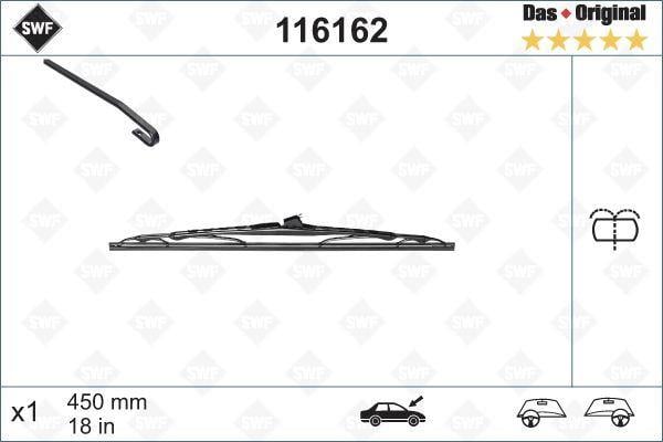 SWF X1 450 MM MULTI SWF KONVANSİYONEL TİP SİLECEK BİNEK