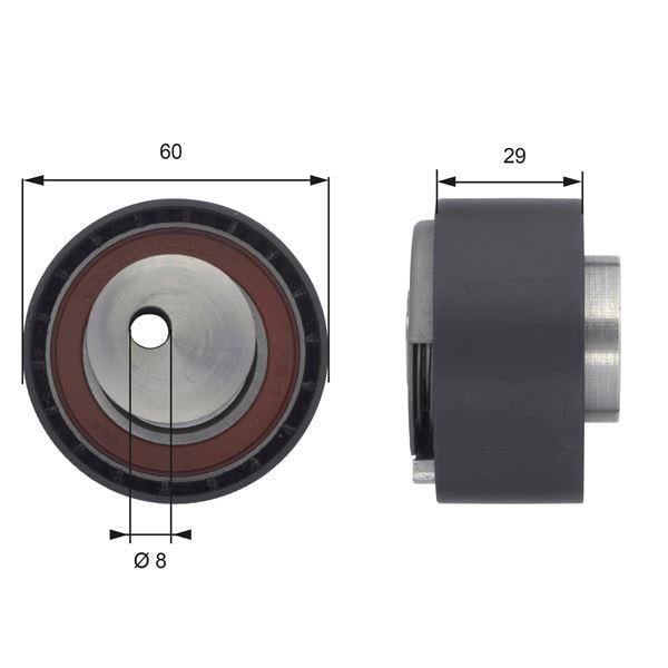 T43055 POWERGRIP TENSIONER