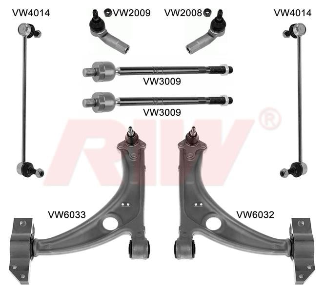 TAMİR KİTİ ÖN AUDI-Q3-8U 2011-2016 SEAT-ALHAMBRA-710 711 2010- VOLKSWAGEN-CC-358 2011-2016 VOLKSWAGE N-PASSAT-V 3B3 B6 2005-2010 VOLKSWAGEN-PASSAT-VI B7 2010-2014 VOLKSWAGEN-SHARAN-7N1 7N2 2010- VOLKSW