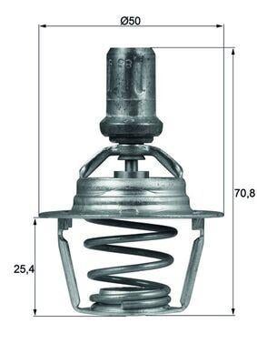 TERMOSTAT 86C R19-CLIO-EXP 1.4 E6J-E7J