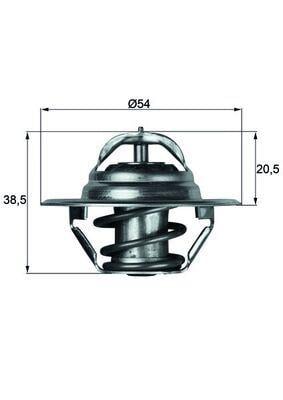 TERMOSTAT OPEL ASCONA B 81 . 86 . 87 . 88 87C