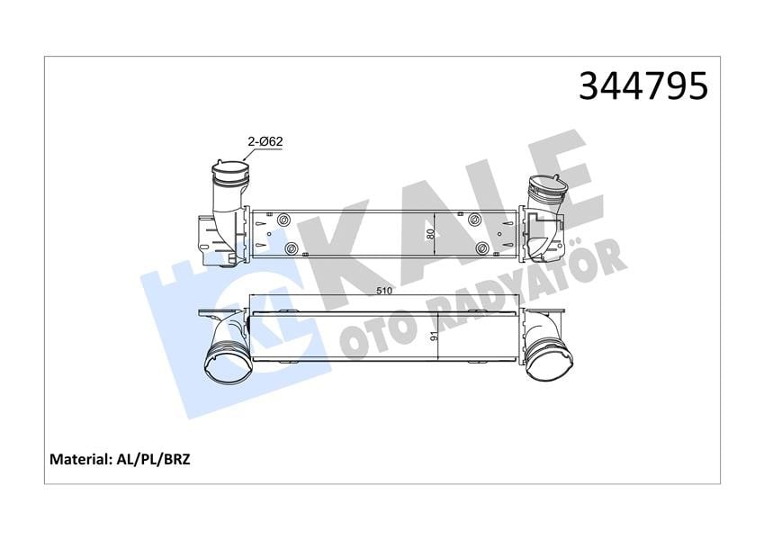 TURBO RADYATORU BMW N47 M47 N2 E81 E87 E90 E84