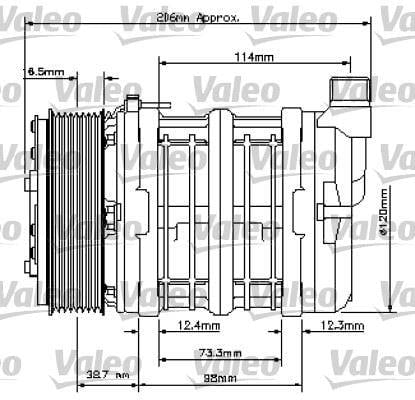 UNİVERSAL KOMPRESÖR TM13XS 2AG 24V