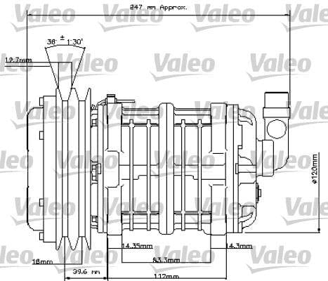 UNİVERSAL KOMPRESÖR TM15 8GR 24V