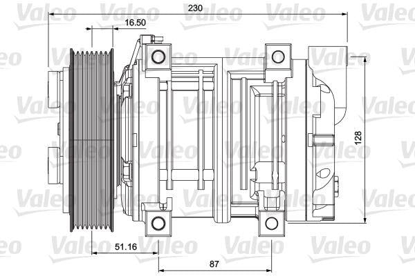 UNİVERSAL KOMPRESÖR TM21XS 8GR 24V