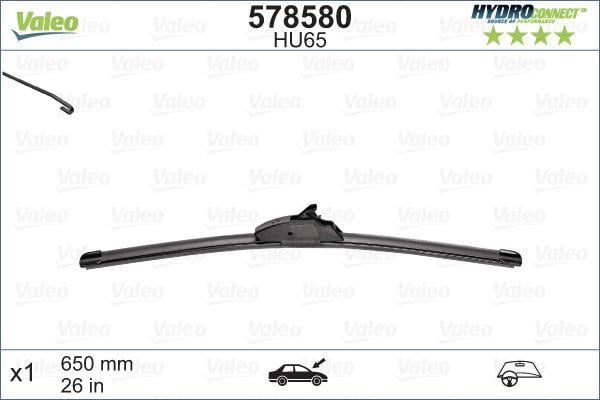 x SİLECEK SÜPÜRGESİ 65cm X1 MUZ TİPİ HydroConnect UPGRADE klasik tipten flat blade geçiş HF