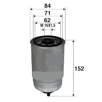 YAKIT FİLTRESİ PEUGEOT BOXER 00>06 2.0 HDI 2.8 HDI ALFA ROMEO 147-156-166 1.9 JTD 2.4 JTD FIAT STRAD A 03> STİLO 01>06 PALIO 01> DUCATO 01>06 BRAVO 01>06 1.9 JTD 2.0 JTD 2.8 JTD