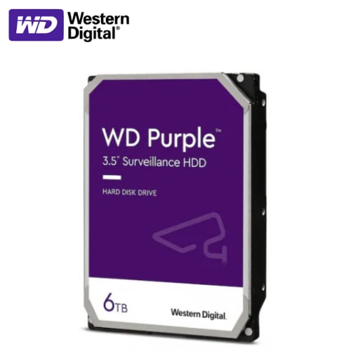 6 TB WD 3.5 PURPLE SATA3 5900RPM 256MB WD62PURZ