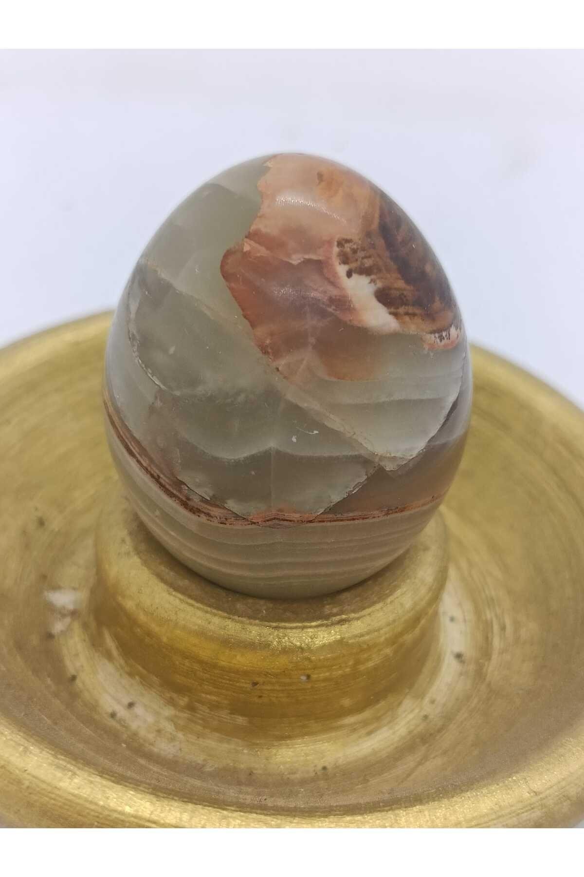 Oniks (Onyx) Yumurta Doğaltaş Kütle