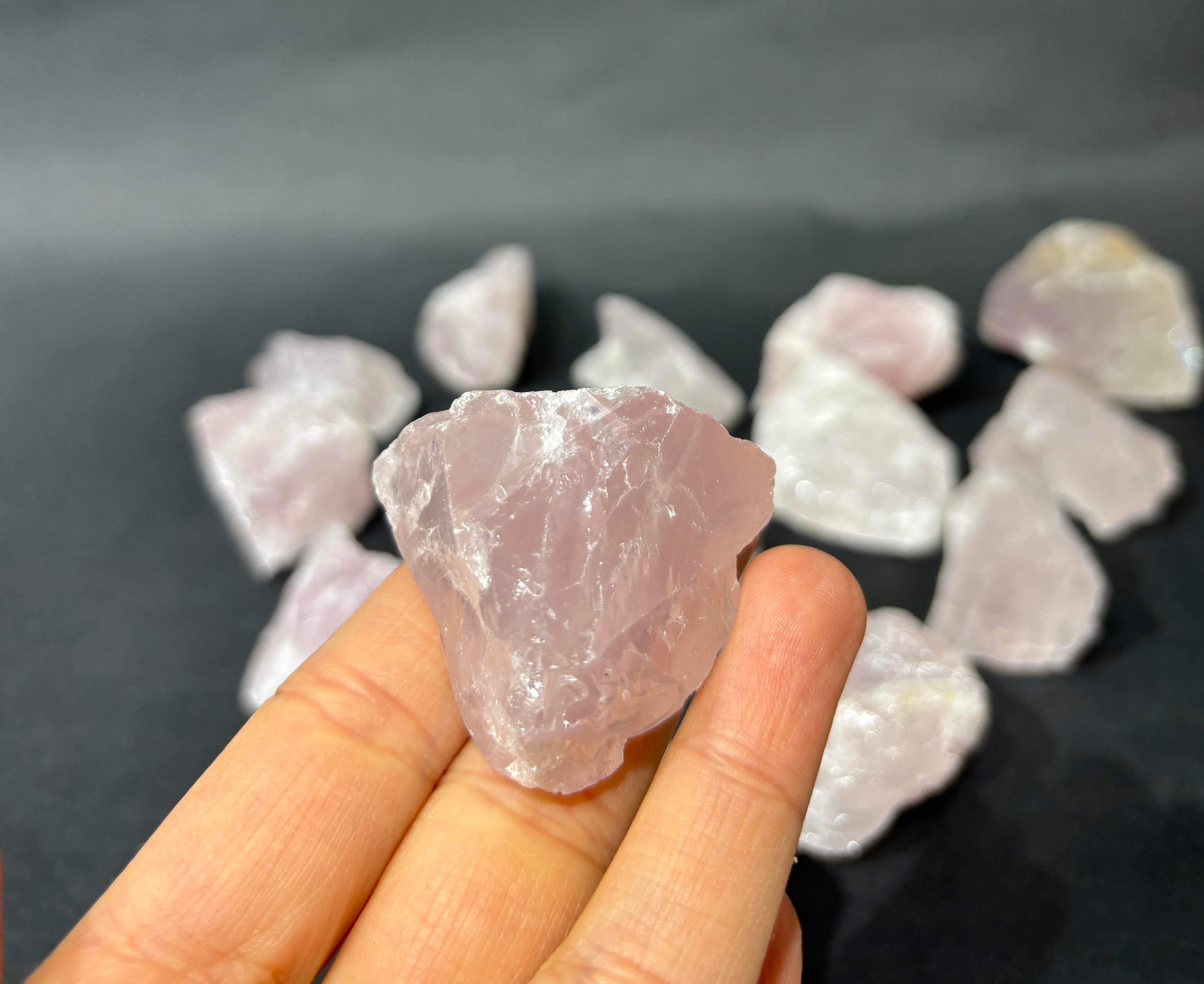Pembe Kuvars Ham Doğaltaş
