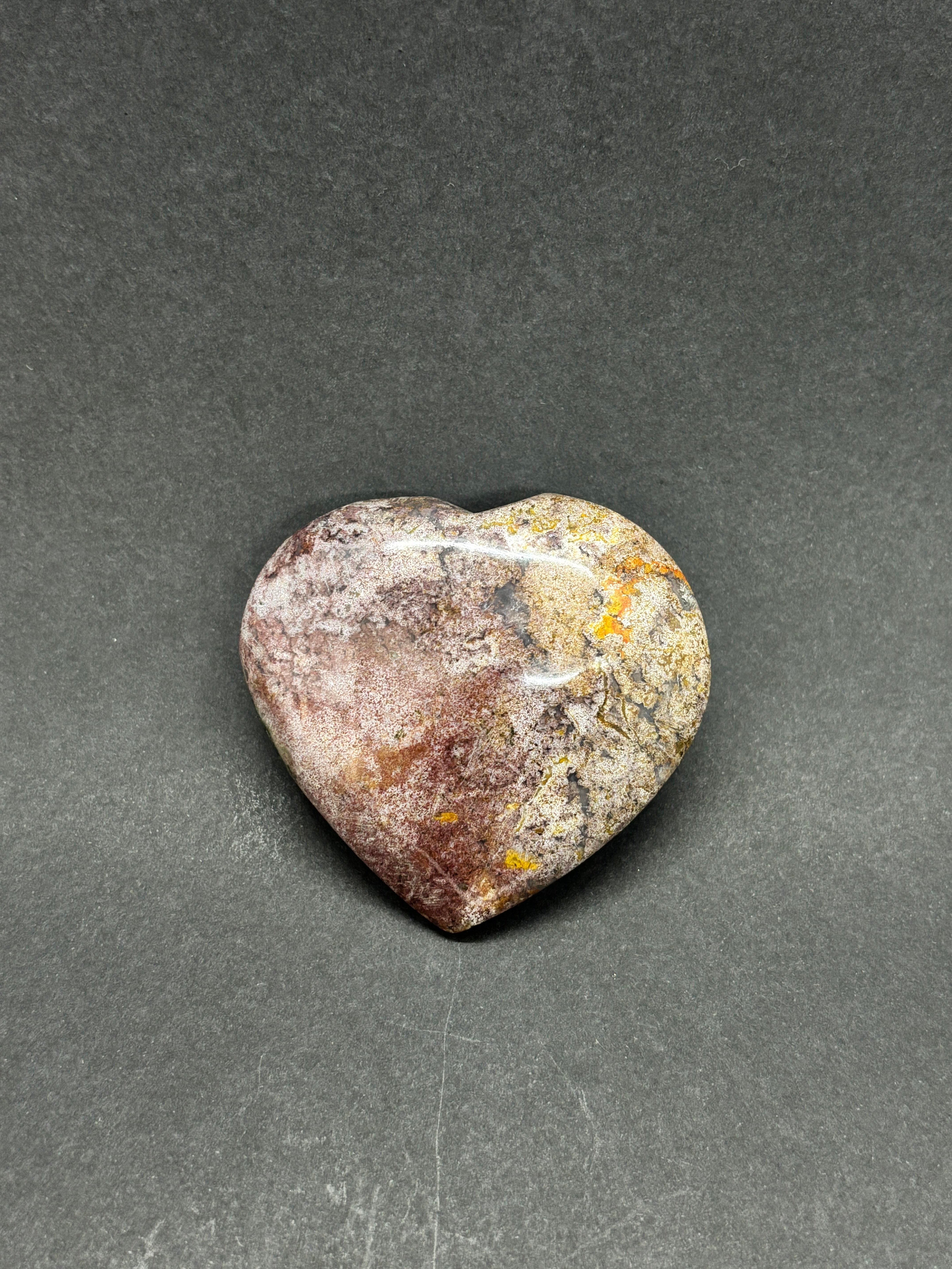 PİNK AMETİST KALP PALMSTONE DOĞALTAŞ