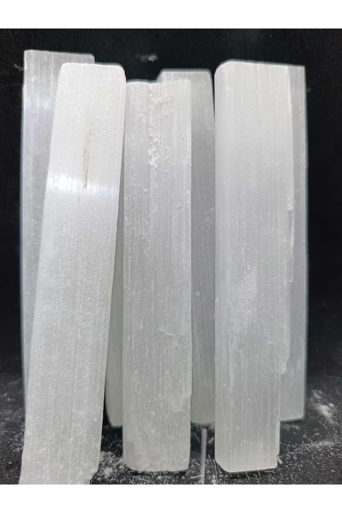 Selenit Çubuk 1 Adet Doğaltaş Kütle  50-60gr