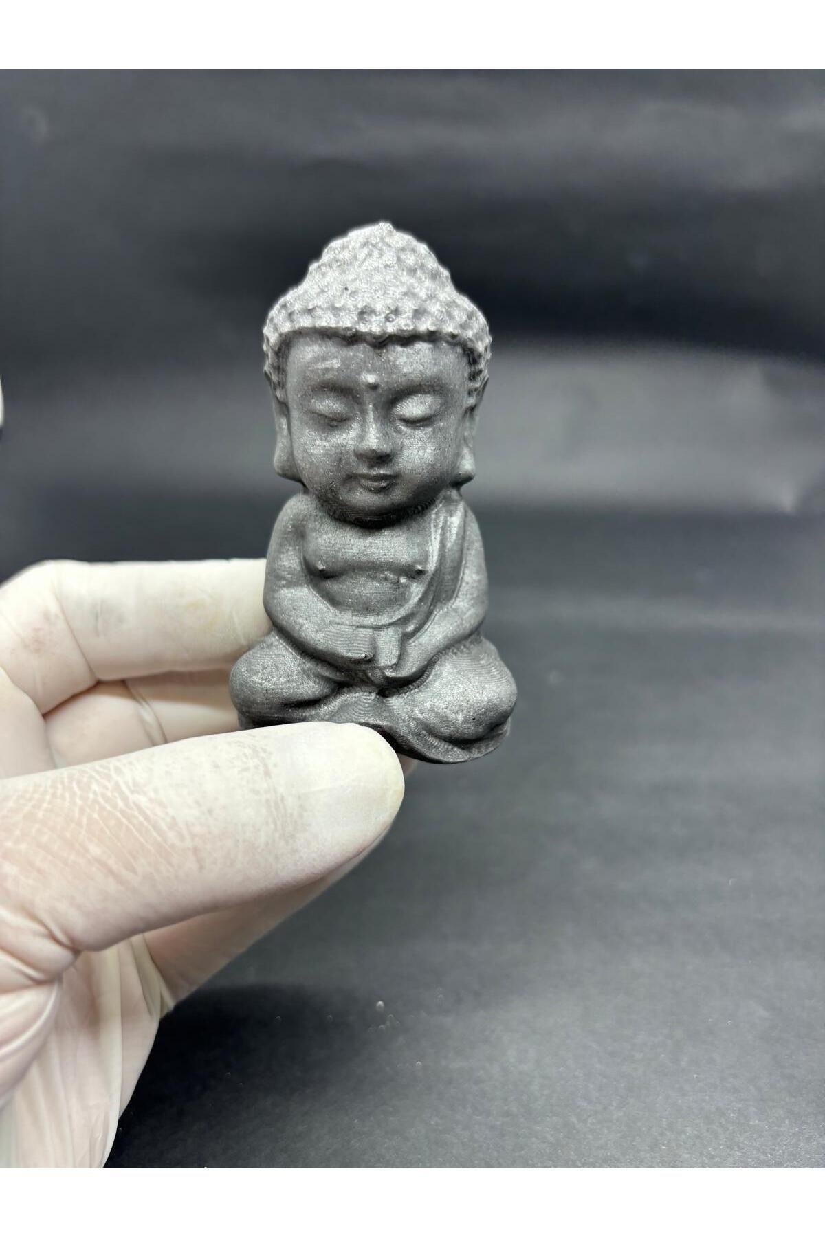 Şungit Doğaltaş Buddha Heykeli Özel Koleksiyon