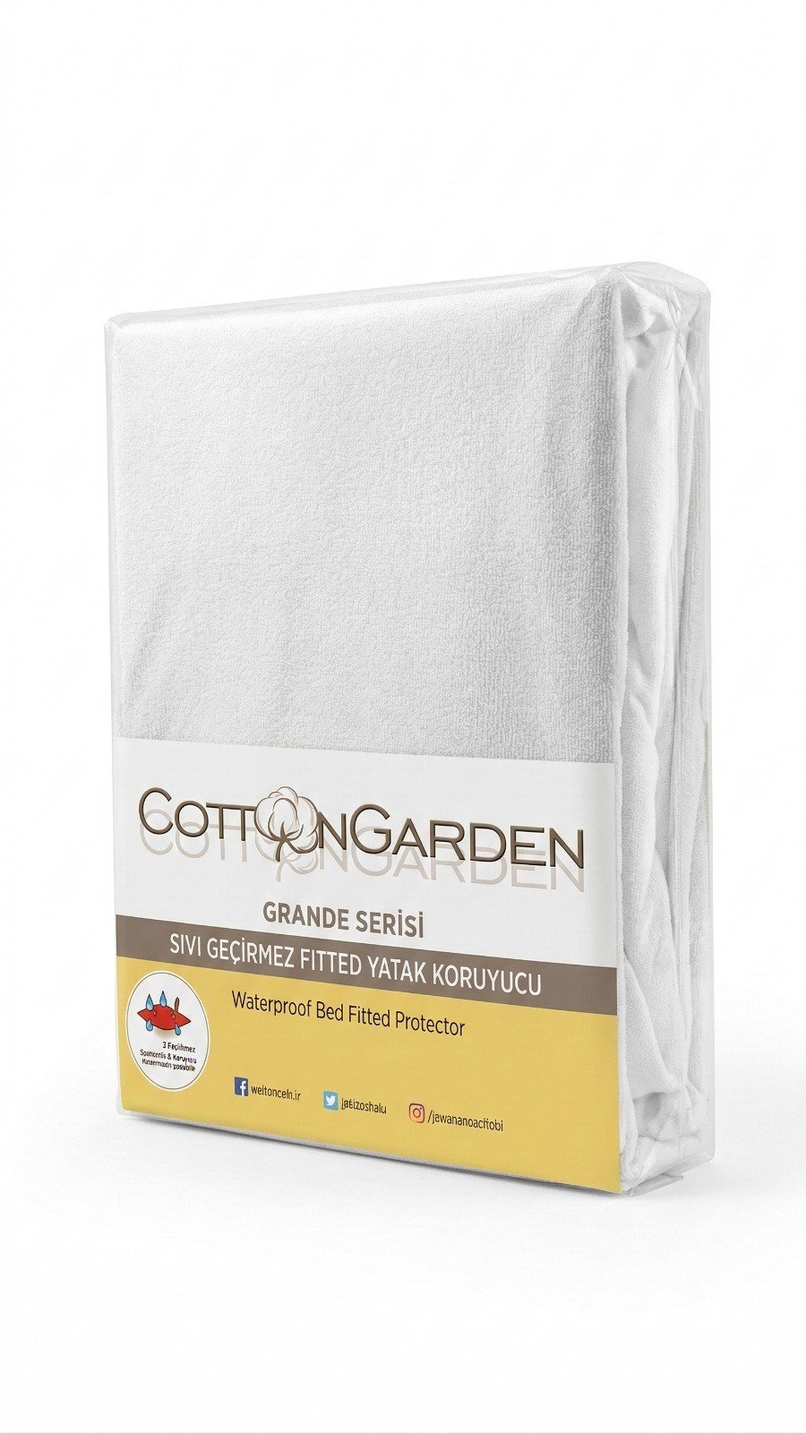 Cotton Garden Grande Fitted Alez - Süper Battal Boy 200x200+30 cm Yüksek Kenar