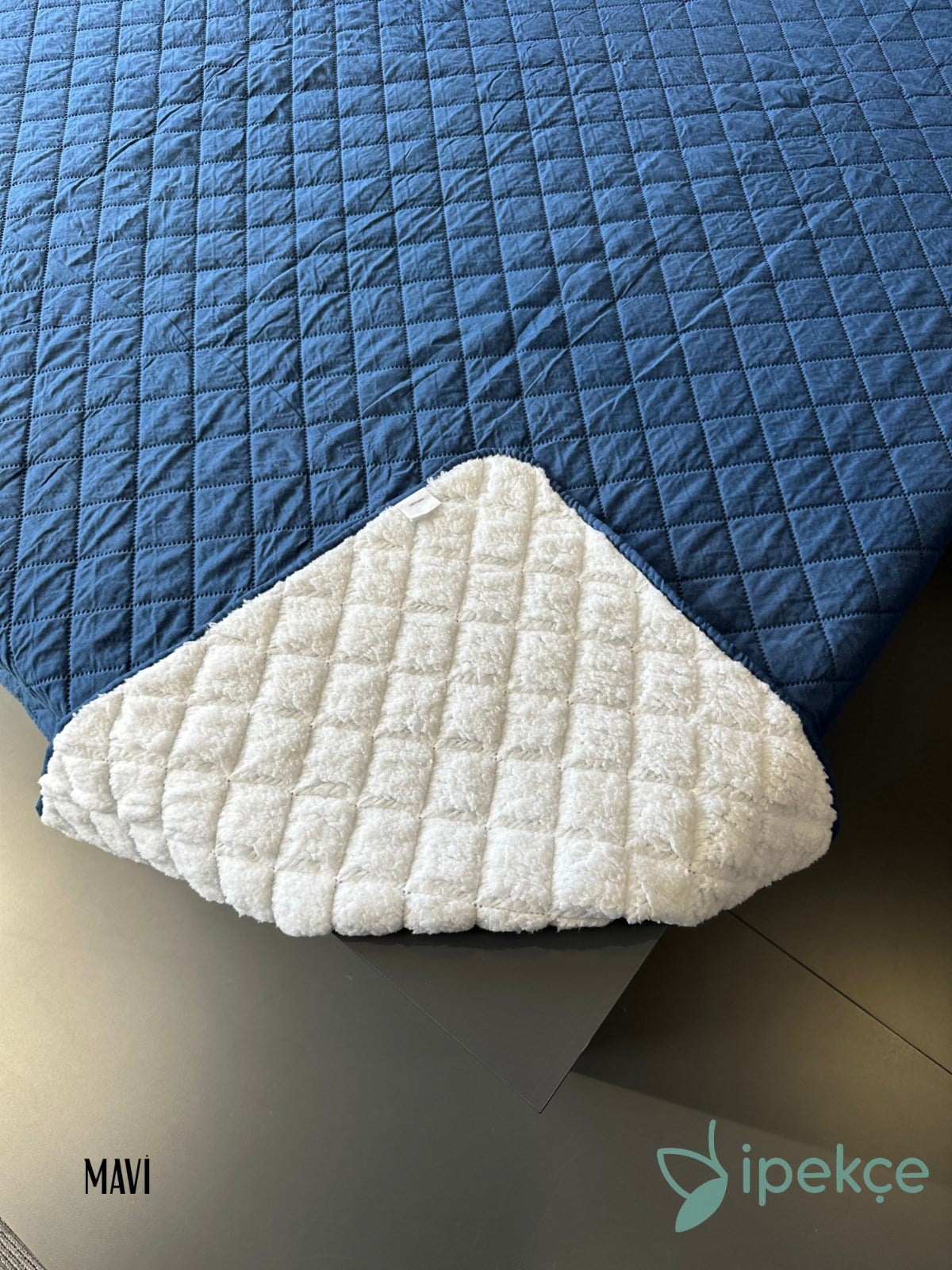 İpekçe Soft Cloud Model Pamuklu 200x220 cm Çok Amaçlı Yatak Örtüsü