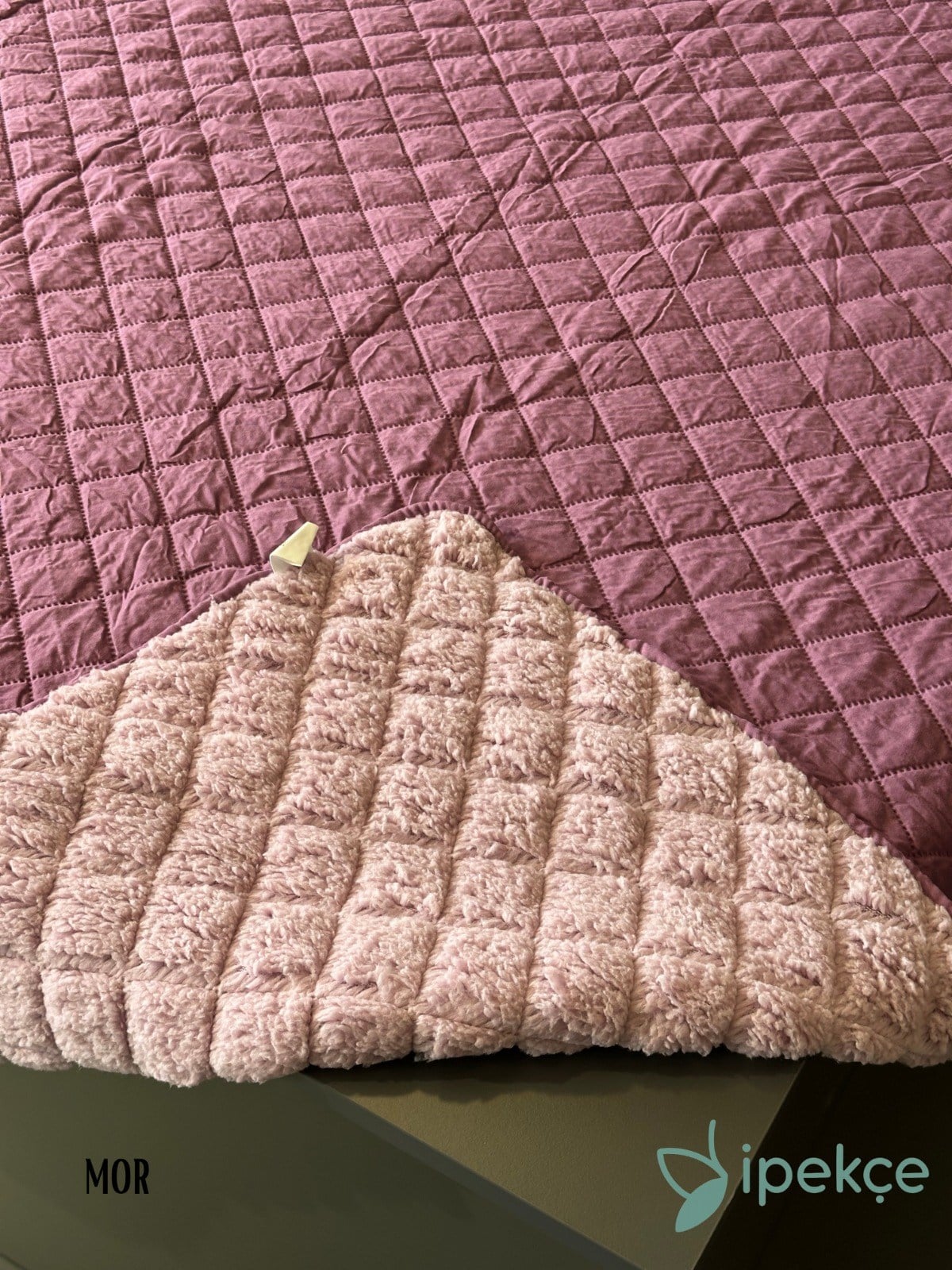 İpekçe Soft Cloud Model Pamuklu 200x220 cm Çok Amaçlı Yatak Örtüsü