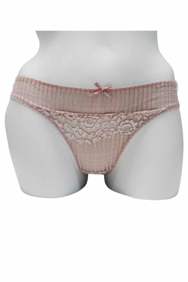 Kadın Mikro Kumaş Dantelli Slip (2844)