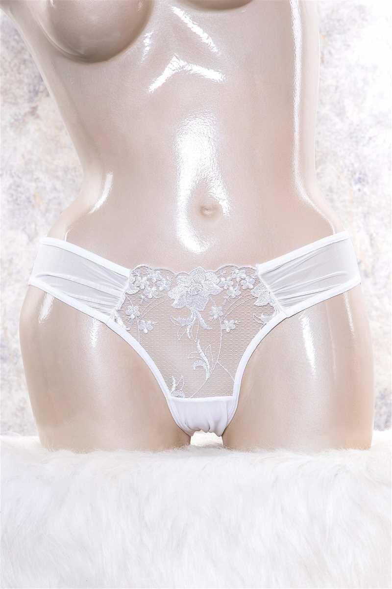 Kadın Tüllü Dantelli Slip (2785)