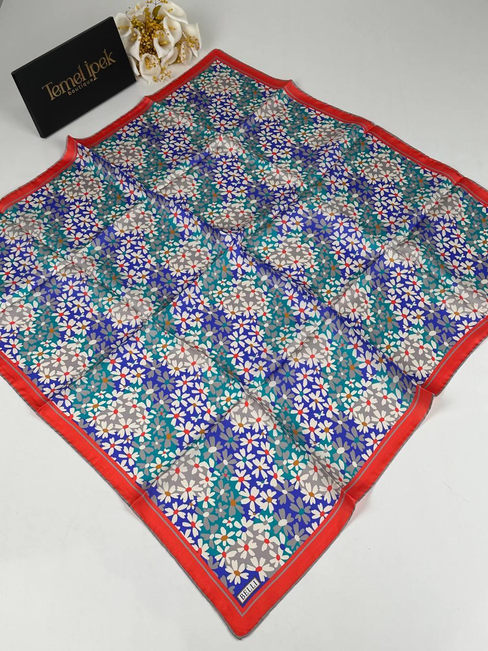 Belli - Saf Twill İpek Eşarp 4013D