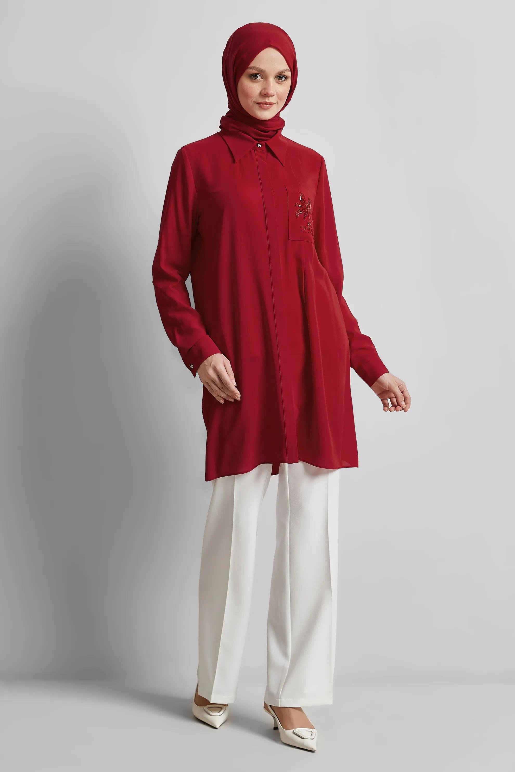 Alvina - Boncuk Baskılı Tunik 44794