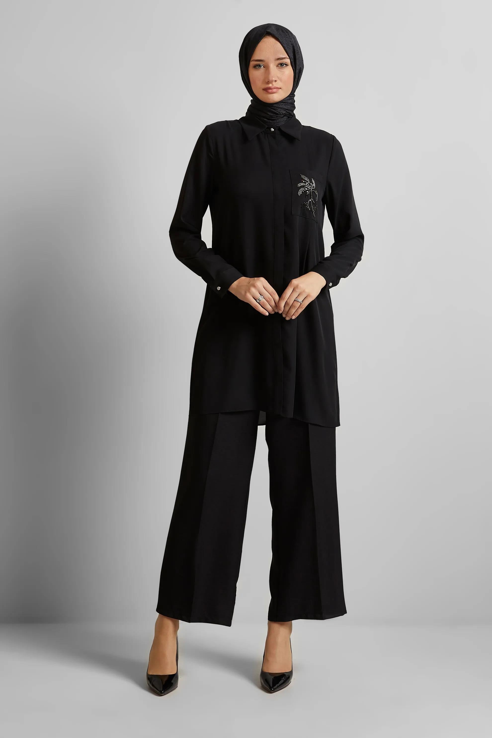Alvina - Boncuk Baskılı Tunik 44794