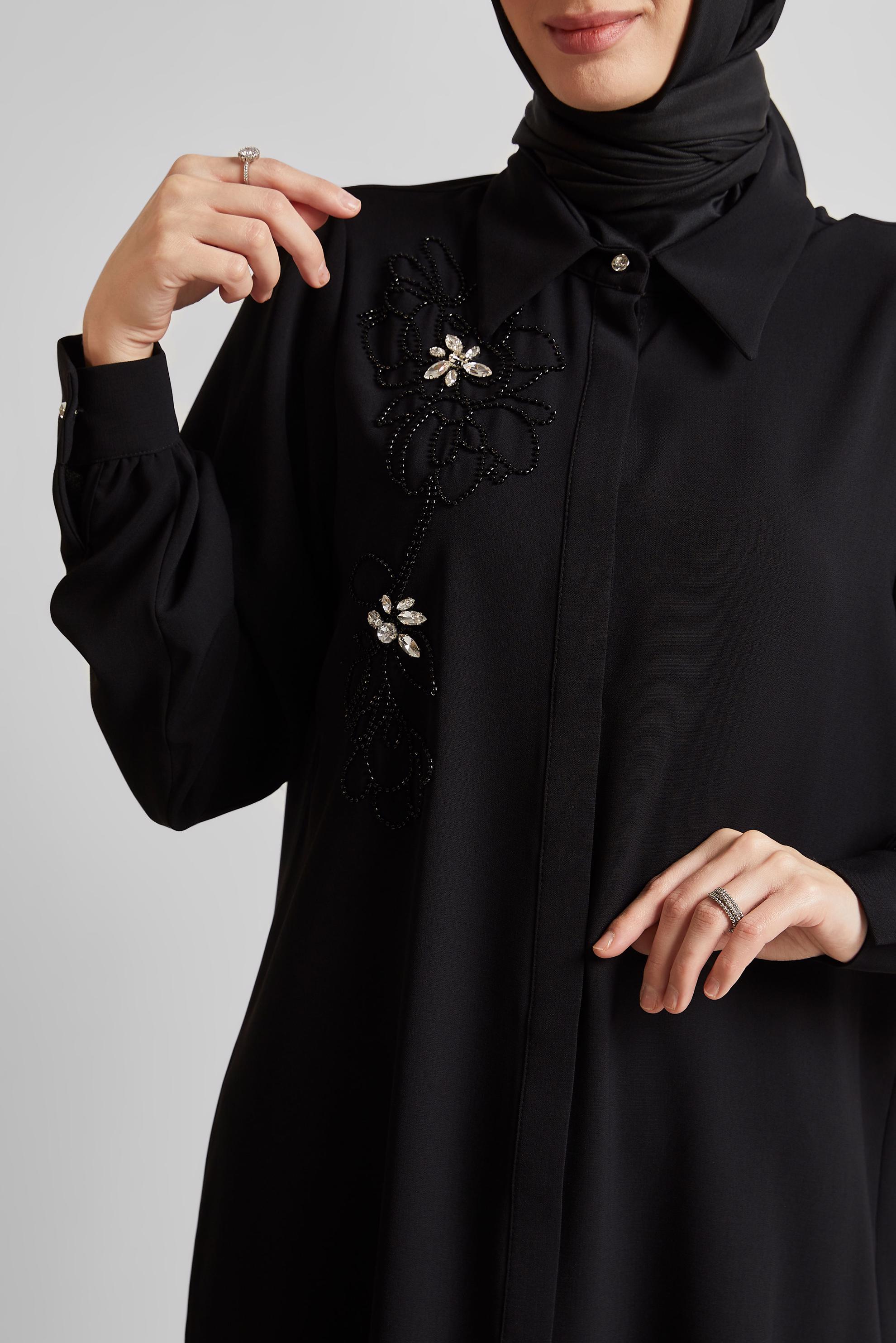 Alvina - Gömlek Yaka Tesettür Tunik 45372
