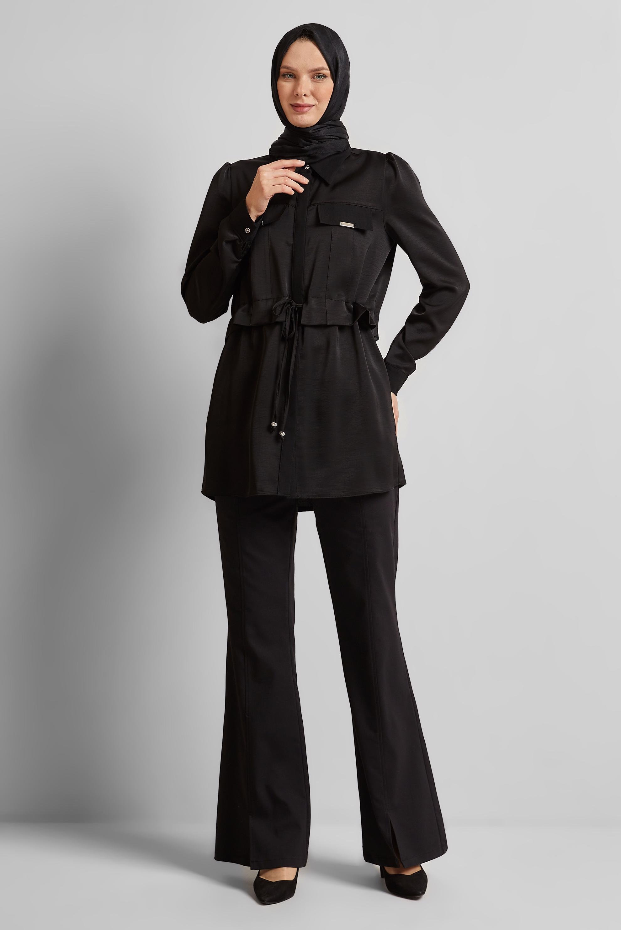 Alvina - Nano Aerobin Beli Bağcıklı Tunik 45361