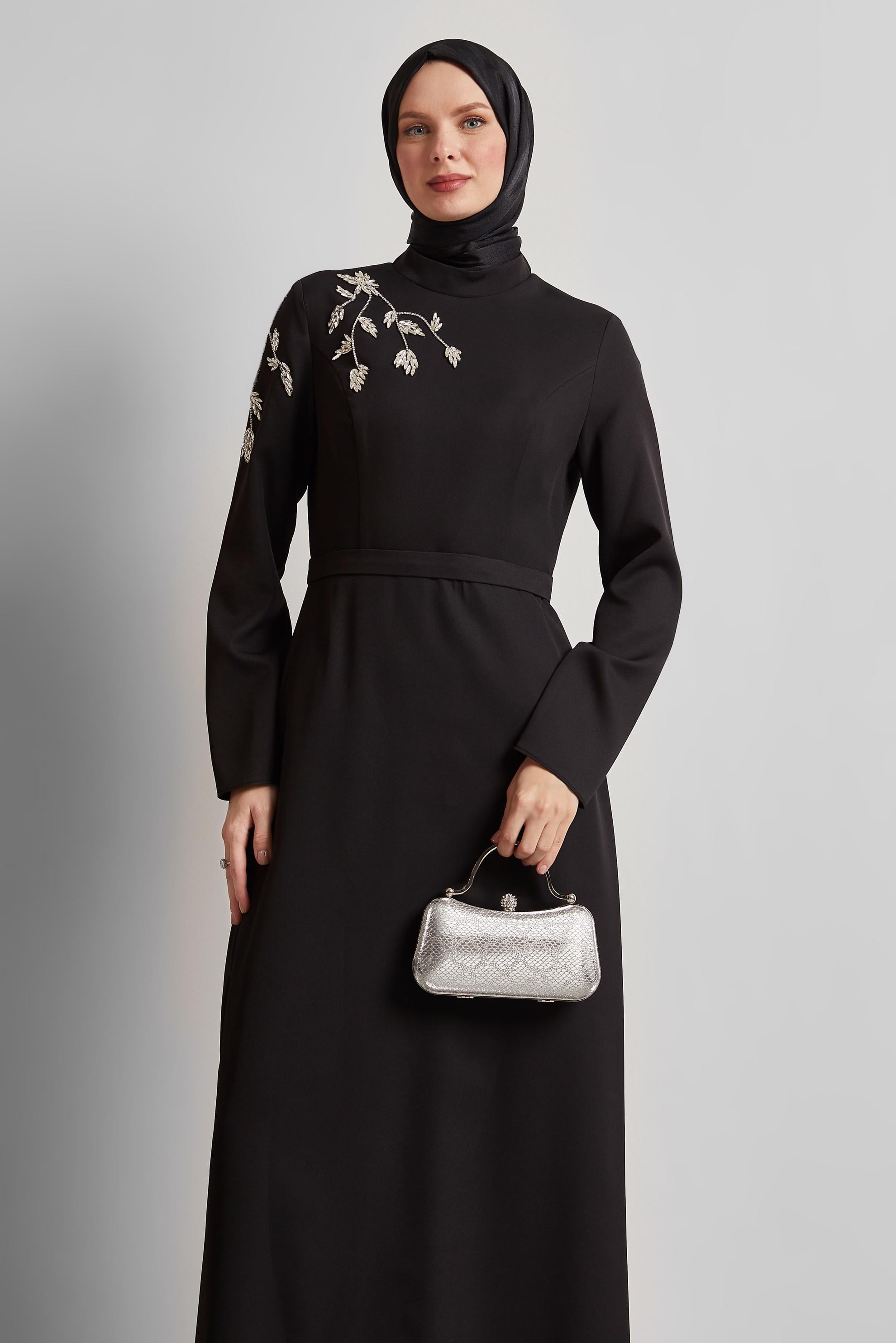 Alvina - Taş Baskılı Elbise 45448