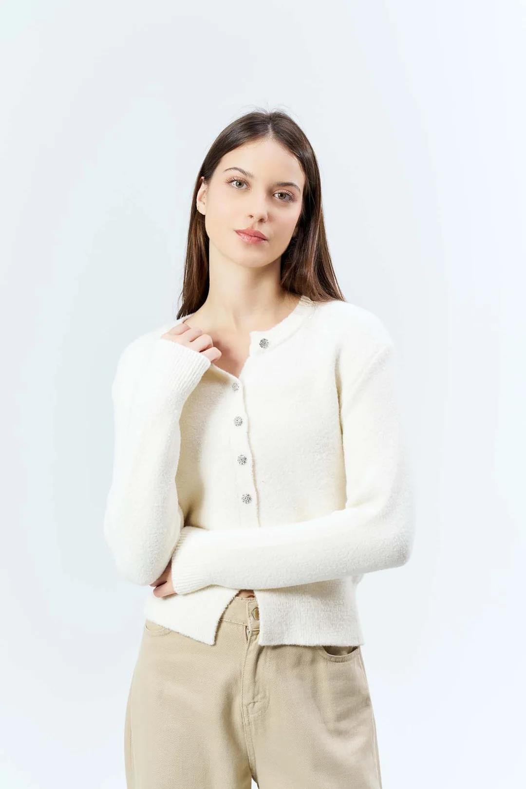 Angora Kısa Ceket 7606