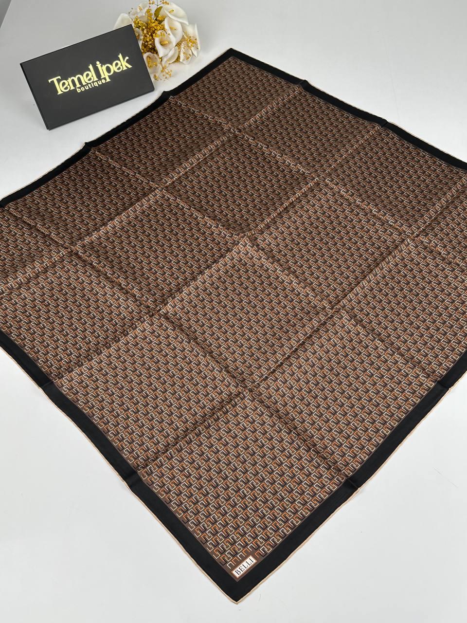 Belli - Saf Twill İpek Eşarp 4002D