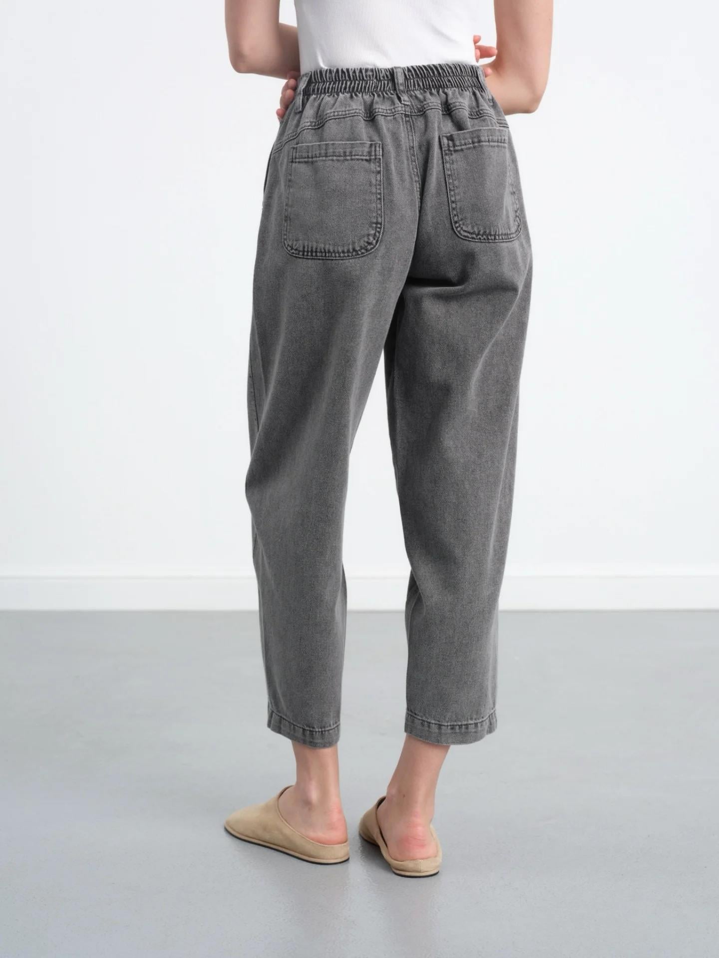 Denim Şalvar Kesim Kot Pantolon 2762