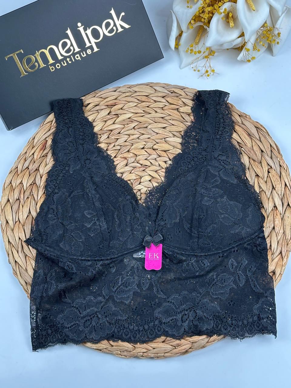 F.K. - Dantelli Desteksiz Balensiz Bralet Takım 410