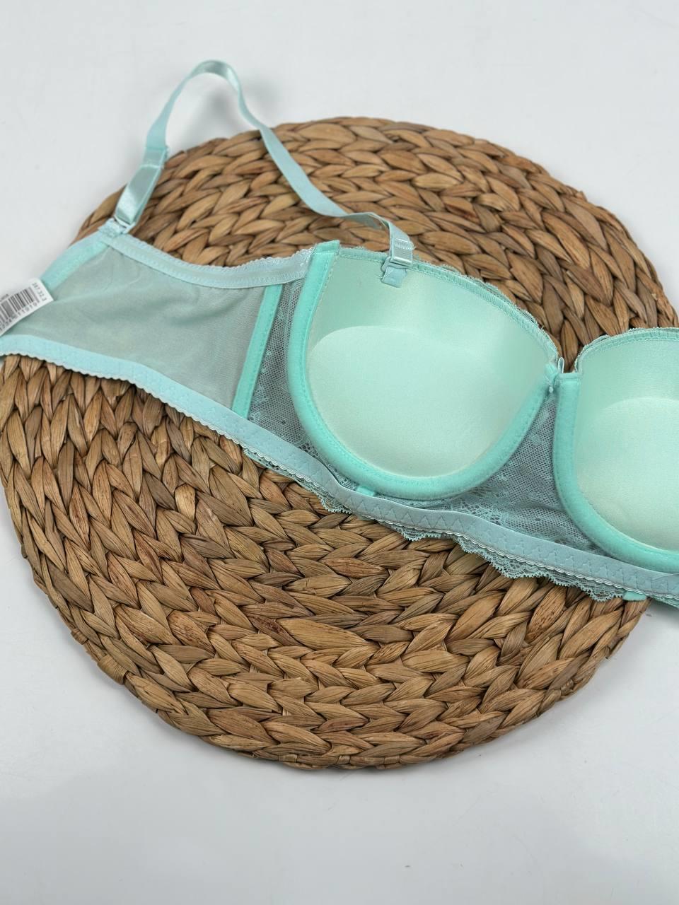 F.K. - Dantelli Straplez Dolgulu Balenli B Cup Sütyen 387
